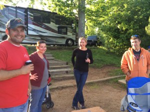 Stephanie and the twins made a photo but Ivan was too busy being a good Dad and fishing with the kids all day.