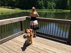 Me and Mommy looking for Ducks....