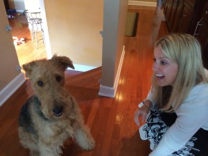 Visiting with Trista