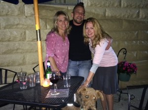 Hanging out in St. Charles with Karen and Chas