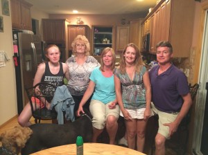 With my Family for Brothers 45th Birthday