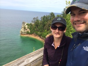 Once again I took this amazing picture for my humans.  This is at Pictured Rock on the base of Lake Superior in the Upper Peninsula of Michigan.