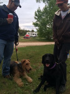 Made a new friend Harvey from Detroit.  He was cute. 