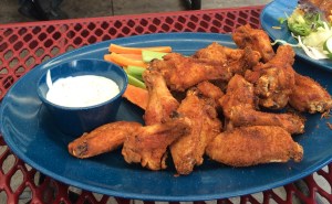 Had amazing wings at Brickyard BBQ in Lewiston, NY.