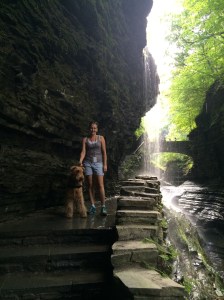 Mommy and Me in Watkins Glen.