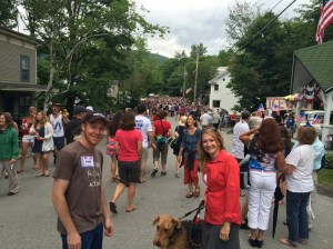 Party in Downtown Warren after the parade.