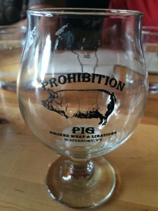 The humans ate at prohibition pig in Watterbury.  I got to lay down under the table and smell all the wonderful barbeque.  It was torture.  Daddy said he had a Heady Topper beer and was very impressed.