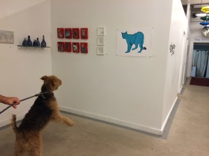 We were looking at some art in Jake's studio and all the sudden I found a piece that really got my attention.  