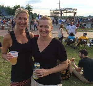 Mommy and Nicki at the Ziggy Marley concert in Art Park.  I don't know about this girls week crap, so far I have just seen the inside of doggy daycare, I can't wait for Daddy to get back.