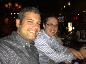 Catching up with old college buddy Corey "The Ambassador of Buffalo". 