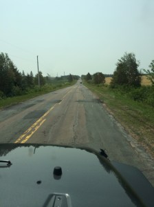 This is just a sample of some of the lovely roads that I have to endure.  The Jeep isn't that bad but sometimes the RV will send me flying.