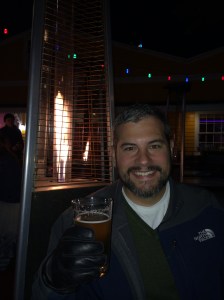 It was in the 50's, during our first cool fall night.